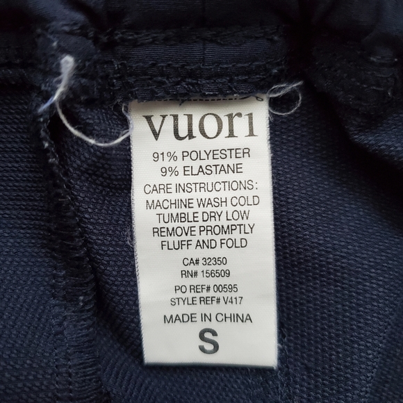 VUORI ll Navy Blue Men's Joggers - Picture 4 of 6